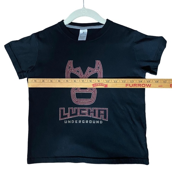LUCHA WWW Underground Boys Black Tee Shirt Size Small - Picture 4 of 9